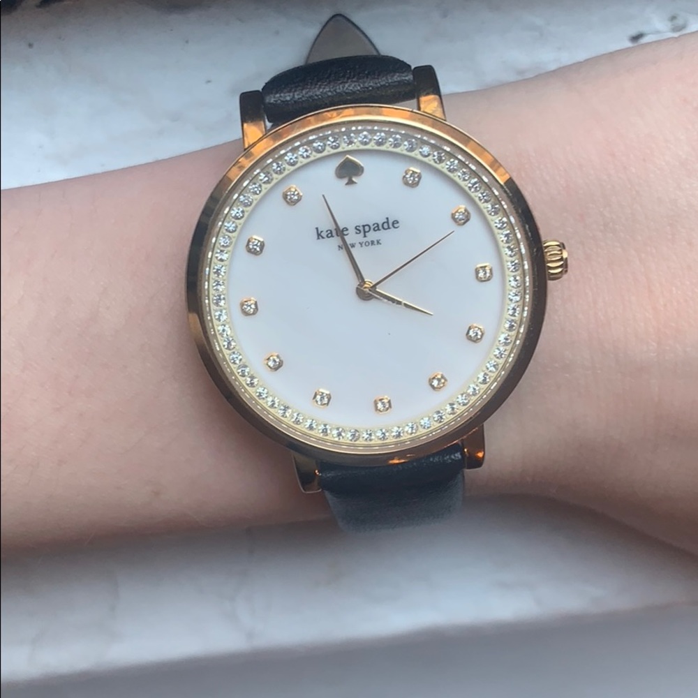 Kate Spade watch * black leather